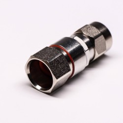 N Type Coax Connector Straight Plug Clamp Type Waterproof