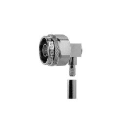 N Type Connector 50Ω Right Angle Cable Mount Plug Solder Termination 11GHz for RG214/U