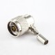 N Type Connector 90 Degree Male Crimp for 3D-FB LMR200 N Type Connector 90 Degree Male Crimp for 3D-FB LMR200