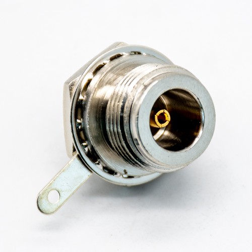N Type Connector Bulkhead Female 180 Degree for Panel Mount