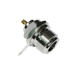 N Type Connector Bulkhead Female 180 Degree for Panel Mount