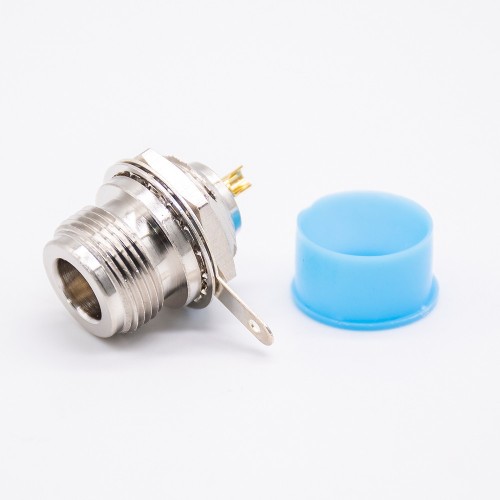N Type Connector Bulkhead Female 180 Degree Solder Type N Type Connector Bulkhead Female 180 Degree Solder Type