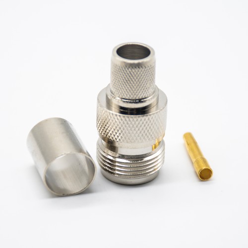 N Type Connector for RG 214 Jack Crimp Type for Cable N Type Connector for RG 214 Jack Crimp Type for Cable