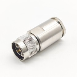 N Type Connector Hermetic Male Straight Clamp for 1/2