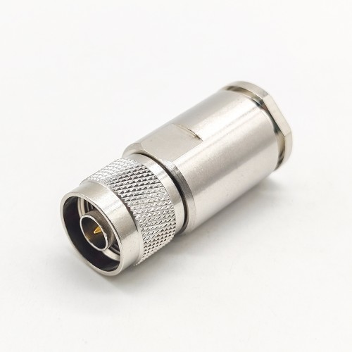 N Type Connector Hermetic Male Straight Clamp for 1/2 N Type Connector Hermetic Male Straight Clamp for 1/2