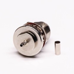 N Type Connector IP67 180 Degree Female Crimp Type for Cable