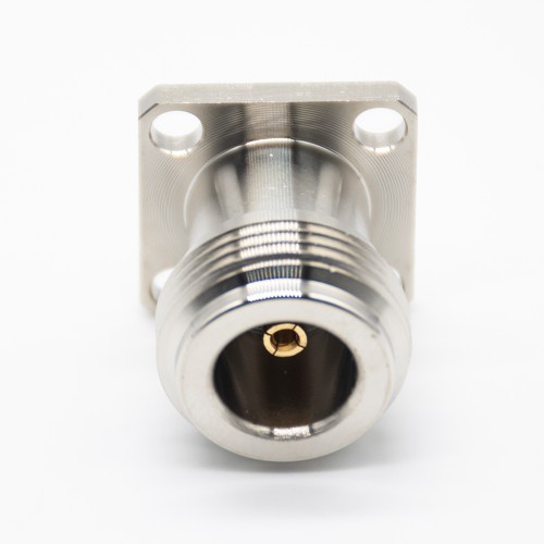 N Type Connector Jack Straight 4Hole Flange for Panel Mount N Type Connector Jack Straight 4Hole Flange for Panel Mount