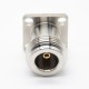 N Type Connector Jack Straight 4Hole Flange for Panel Mount N Type Connector Jack Straight 4Hole Flange for Panel Mount