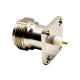 N Type Connector Jack Straight 4Hole Flange for Panel Mount N Type Connector Jack Straight 4Hole Flange for Panel Mount