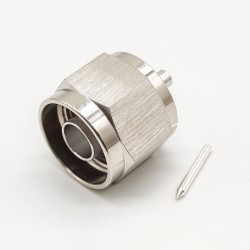 N Type Connector Male Straight Solder for Semi-flexible Semi-rigid-2