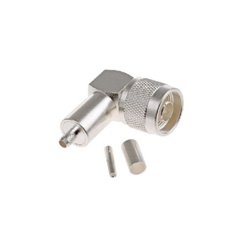 N Type Connector Plug 50Ω Right Angle Cable Mount Crimp Termination 11GHz N Type Connector Plug 50Ω Right Angle Cable Mount Crimp Termination 11GHz