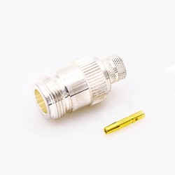 N Type Connector RG 213 Female Straight Solder for Cable