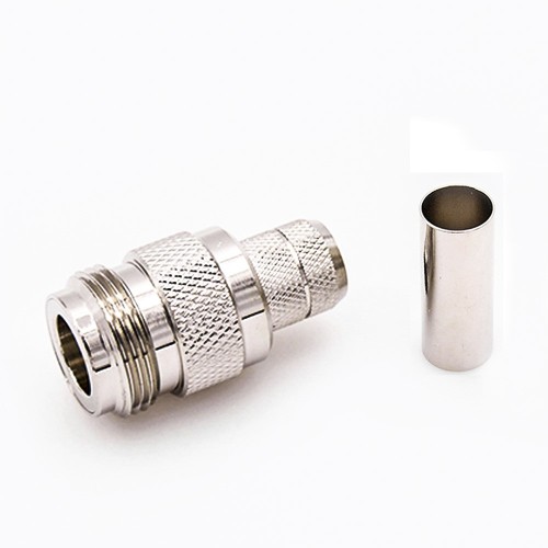 N Type Connector RG213 Female Straight Crimp for Cable N Type Connector RG213 Female Straight Crimp for Cable