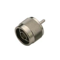 N-Type Connector RG400 Straight Male Crimp Type for Cable LMR194,142