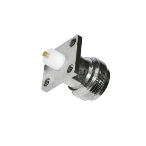 N-Type Connector With Flange 4Hole Straight Female for Panel Mount N-Type Connector With Flange 4Hole Straight Female for Panel Mount