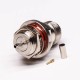 N Type Female Bulkhead Connector Socket 180 Degree Crimp Type