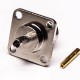 N Type Female Connector 4 Hole Flange Mount Crimp type for Cable N Type Female Connector 4 Hole Flange Mount Crimp type for Cable