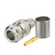 N Type Female Jack Crimp RF Coaxial Connector for RG213 7DFB LMR400 Cable N Type Female Jack Crimp RF Coaxial Connector for RG213 7DFB LMR400 Cable