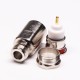 N Type Female RF Connector Straight 180 Degree Clamp Type N Type Female RF Connector Straight 180 Degree Clamp Type