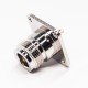 N Type Flange Connector 4 Hole Solder Type for Coaxial Cable