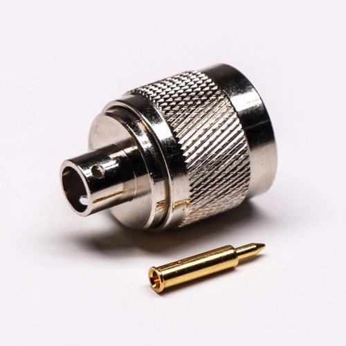N Type Male 180 Degree Coaxial Connector Solder Type for Cable