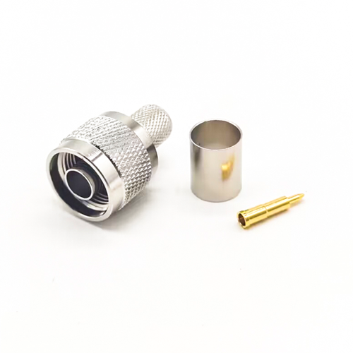N Type Male Connector for LMR400 Straight Crimp for 7D-FB N Type Male Connector for LMR400 Straight Crimp for 7D-FB