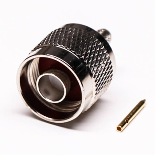N Type RF Connector Straight Male Crimp Type for Cable N Type RF Connector Straight Male Crimp Type for Cable