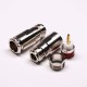 N Type Straight Female Coaxial Connector Clamp Type for Cable