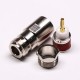 N Type Straight Female Coaxial Connector Clamp Type for Cable