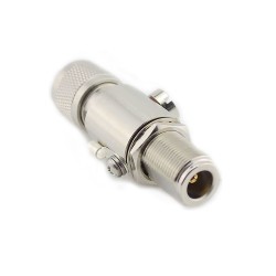 N Type Surge Arrester N male to N female Bulkhead RF Coaxial Connector Port DC-6GHz 230V
