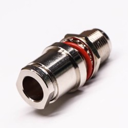 RF Connectors Types 180 Degree Jack Clamp Type Bulkhead