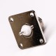 Solder N Type Connector Straight Female 4 Hole Flange Through Hole Solder N Type Connector Straight Female 4 Hole Flange Through Hole