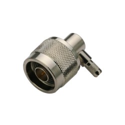 Type N Cable connector Angled Male Crimp Type for RG316