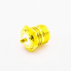 Type N Connector Female Straight Bulkhead Solder Cup for Cable