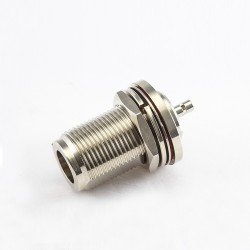 Waterproof Type N Connector Bulkhead Straight Female Solder for RG178 1.45MM