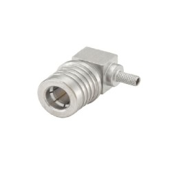 20pcs QMA Connector Male 90 Degree Cable Mount Crimp for RG174 A/U 50Ω