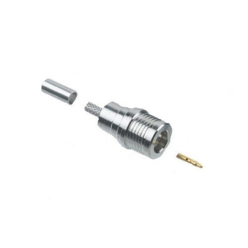 QMA Connector for RG58 Straight Plug Crimp Type 50Ω QMA Connector for RG58 Straight Plug Crimp Type 50Ω