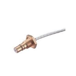 QMA Female Connector Straight Panel Mount Front Bulkhead Solder for RG316/U 50Ω