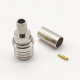 QMA Male Crimp Connector Straight 50Ω Cable Mount for RG58 C/U QMA Male Crimp Connector Straight 50Ω Cable Mount for RG58 C/U