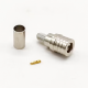 QMA Male Crimp Connector Straight 50Ω Cable Mount for RG58 C/U QMA Male Crimp Connector Straight 50Ω Cable Mount for RG58 C/U