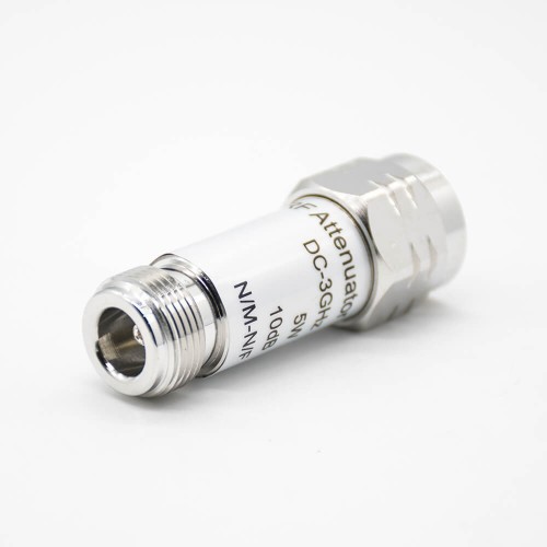 N Type Attenuator Male Butt-Joint Female Straight N RF Coaxial Attenuator Connectors DC-3GHz 5W 10dB Lightning Arrester N Type Attenuator Male Butt-Joint Female Straight N RF Coaxial Attenuator Connectors DC-3GHz 5W 10dB Lightning Arrester