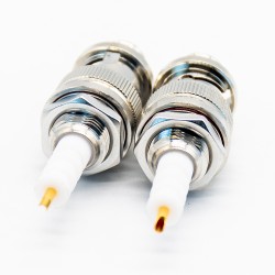 180 Degree SHV Male Type Bulkhead Receptacle Connector