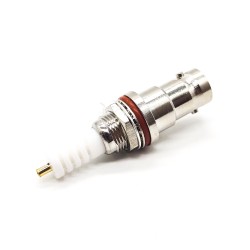 SHV female Connector Back Mount Straight Panel Connector Solder For Cable