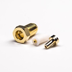 180 Degree SMA Connector Straight Gold Plating for RG178