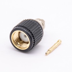 20pcs 50 Ohm Male SMA Connector Black Plastic Shell Solder Type