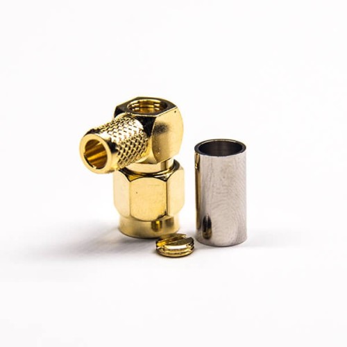 20pcs 50 Ohm SMA Connector Male 90 Degree Crimp Type for RG6 Coaxial Cable 20pcs 50 Ohm SMA Connector Male 90 Degree Crimp Type for RG6 Coaxial Cable