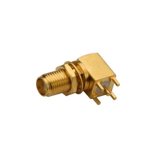 20pcs 90 Degree PCB SMA Connector Bulkhead Front Mount Jack with Gold Plating 20pcs 90 Degree PCB SMA Connector Bulkhead Front Mount Jack with Gold Plating