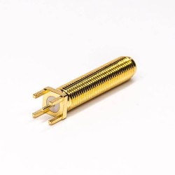 20pcs Jack SMA Connector Straight Through Hole for PCB Mount Gold Plating