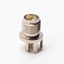 20pcs RP SMA Female Straight Connector Plate Edge Mount for PCB Mount