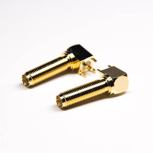 20pcs SMA 90° Connector Long Thread Female Planel Mount Through Hole 20pcs SMA 90° Connector Long Thread Female Planel Mount Through Hole